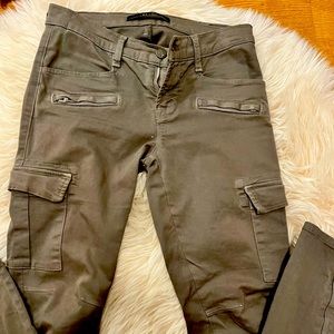 J brand green cargo jeans